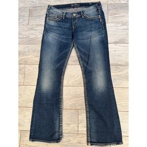 Silver Jeans Pioneer Bootcut 30x31 Mid Rise Denim 30 x 31 Boot Western Womens